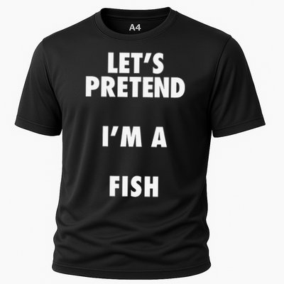 Fish Halloween Costume Lets Pretend Im A Fish Performance Shirt