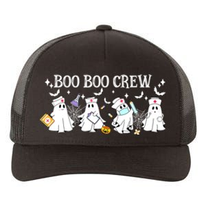 Funny Halloween Cute Boo Boo Crew Nurse Ghost Gift Yupoong Adult 5-Panel Trucker Hat