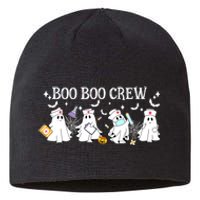 Funny Halloween Cute Boo Boo Crew Nurse Ghost Gift Sustainable Beanie