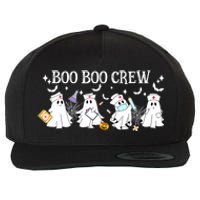 Funny Halloween Cute Boo Boo Crew Nurse Ghost Gift Wool Snapback Cap