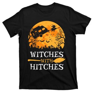 Funny Halloween Camping Gift for Witch Lovers T-Shirt