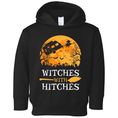 Funny Halloween Camping Gift for Witch Lovers Toddler Hoodie