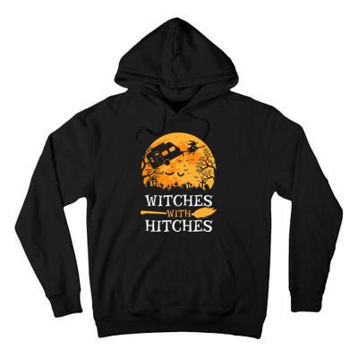 Funny Halloween Camping Gift for Witch Lovers Tall Hoodie