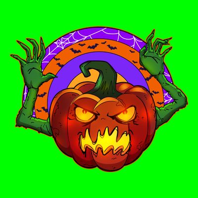 Funny Halloween Creepy Jackolantern Pumpkin T-Shirt