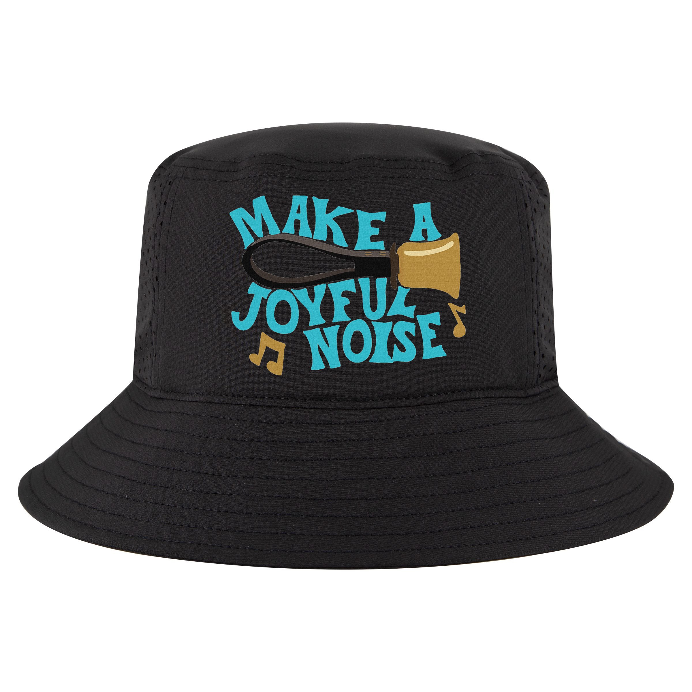 For Handbell Choir Ringers Make A Joyful Noise Graphic Cool Comfort Performance Bucket Hat