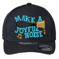 For Handbell Choir Ringers Make A Joyful Noise Graphic Flexfit Unipanel Trucker Cap