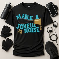 For Handbell Choir Ringers Make A Joyful Noise Graphic Cooling Performance Crew T-Shirt
