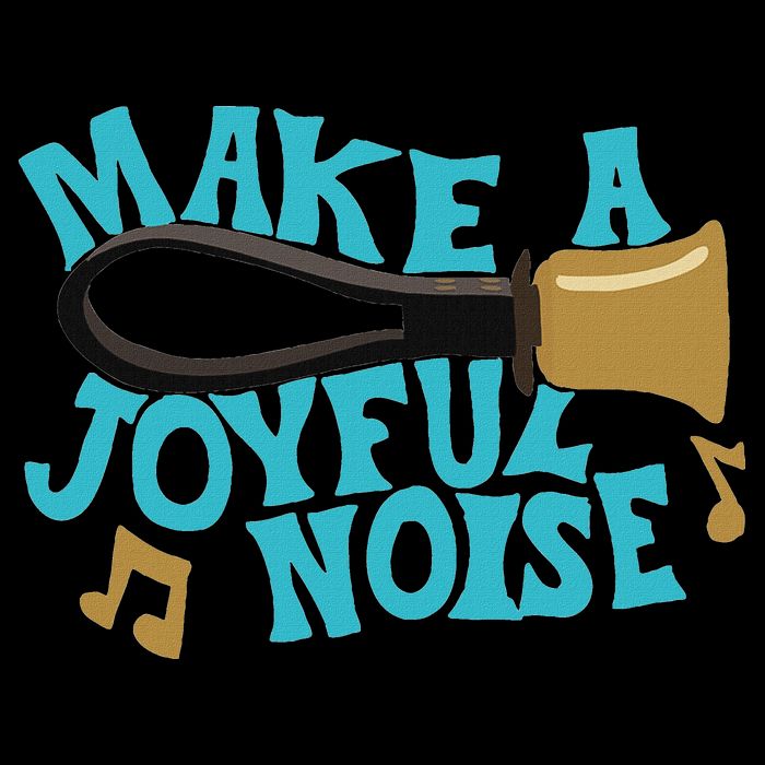 For Handbell Choir Ringers Make A Joyful Noise Graphic Full-Length Apron With Pockets
