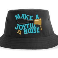 For Handbell Choir Ringers Make A Joyful Noise Graphic Sustainable Bucket Hat