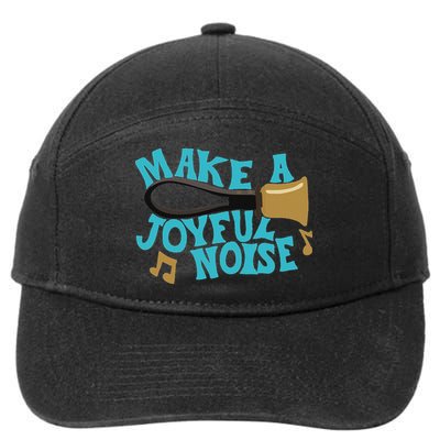 For Handbell Choir Ringers Make A Joyful Noise Graphic 7-Panel Snapback Hat