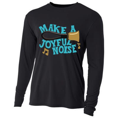 For Handbell Choir Ringers Make A Joyful Noise Graphic Cooling Performance Long Sleeve Crew