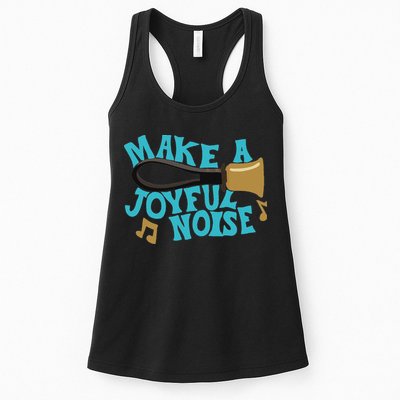 For Handbell Choir Ringers Make A Joyful Noise Graphic Womens Tank Top