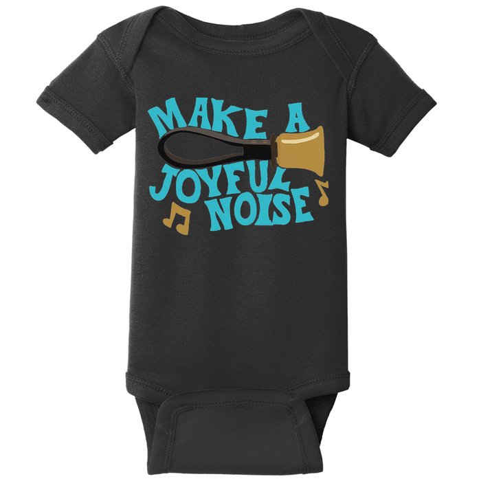 For Handbell Choir Ringers Make A Joyful Noise Graphic Baby Bodysuit