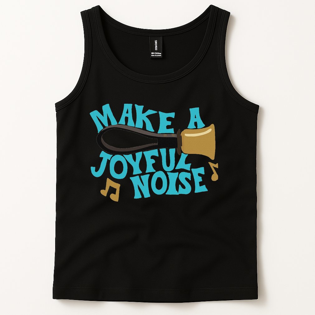 For Handbell Choir Ringers Make A Joyful Noise Graphic Tank Top