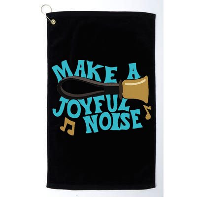 For Handbell Choir Ringers Make A Joyful Noise Graphic Golf Towel