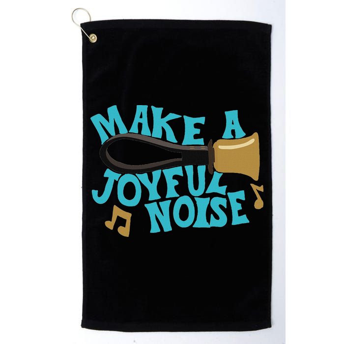 For Handbell Choir Ringers Make A Joyful Noise Graphic Golf Towel