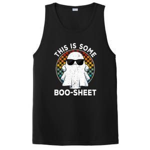 Funny Halloween Cute Boo Ghost Retro This Is Some Boo Sheet Gift PosiCharge Competitor Tank