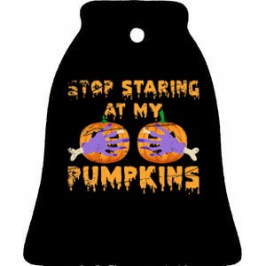 Funny Halloween Costume Gift Idea Halloween Ceramic Bell Ornament