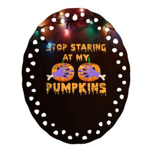 Funny Halloween Costume Gift Idea Halloween Ceramic Oval Ornament