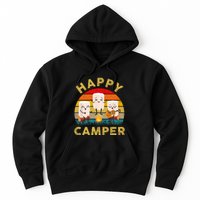 Funny Happy Cute Marshmallow Camper Bonfire Kids Women Men Hoodie