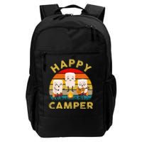 Funny Happy Cute Marshmallow Camper Bonfire Kids Women Men Daily Commute Backpack