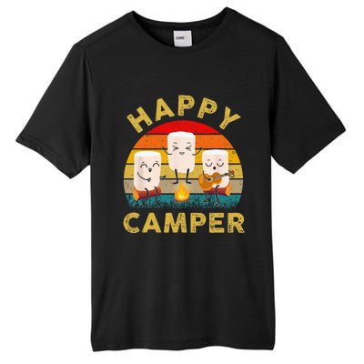 Funny Happy Cute Marshmallow Camper Bonfire Kids Women Men Tall Fusion ChromaSoft Performance T-Shirt