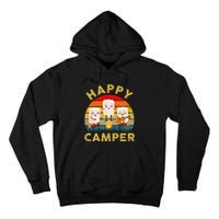 Funny Happy Cute Marshmallow Camper Bonfire Kids Women Men Tall Hoodie