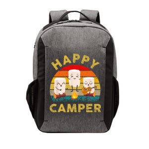 Funny Happy Cute Marshmallow Camper Bonfire Kids Women Men Vector Backpack