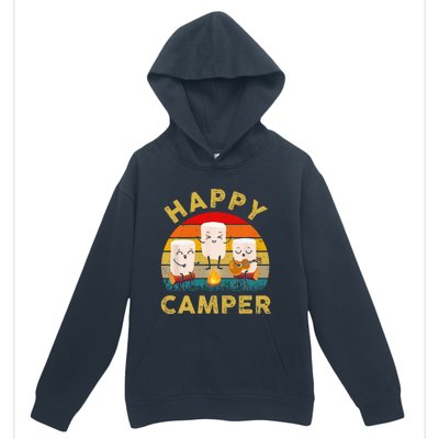 Funny Happy Cute Marshmallow Camper Bonfire Kids Women Men Urban Pullover Hoodie