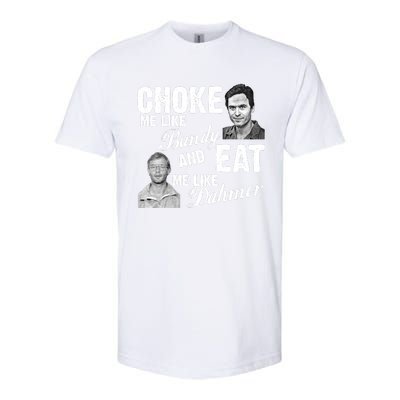 Funny Halloween, Cute Halloween, Choke Me Like Bundy Eat Me Like Dahmer Softstyle® CVC T-Shirt