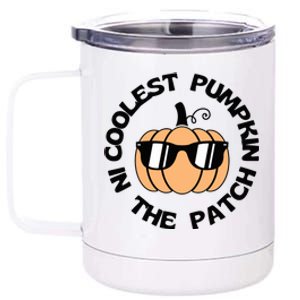 Funny Halloween Coolest Pumpkin In The Patch Gift 12 oz Stainless Steel Tumbler Cup