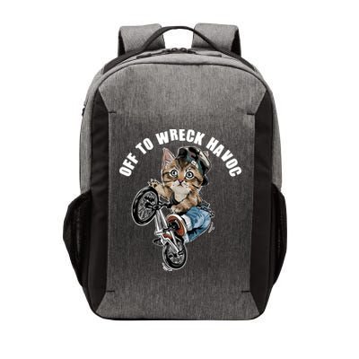 Funny Hiphop Cat Off To Wreck Havoc Vector Backpack