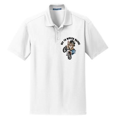 Funny Hiphop Cat Off To Wreck Havoc Dry Zone Grid Polo