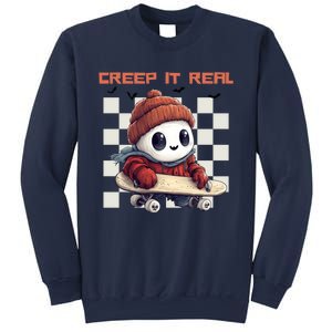 Funny Halloween Creep It Real Spooky Ghost Fall Season Gift Sweatshirt