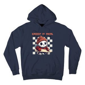 Funny Halloween Creep It Real Spooky Ghost Fall Season Gift Tall Hoodie