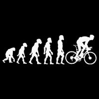Funny Human Cycling Evolution Athlete Bike Cyclist Biker Long Sleeve Shirt
