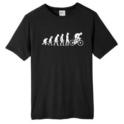 Funny Human Cycling Evolution Athlete Bike Cyclist Biker Tall Fusion ChromaSoft Performance T-Shirt