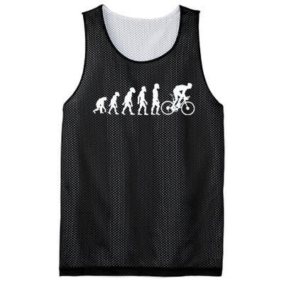 Funny Human Cycling Evolution Athlete Bike Cyclist Biker Mesh Reversible Basketball Jersey Tank