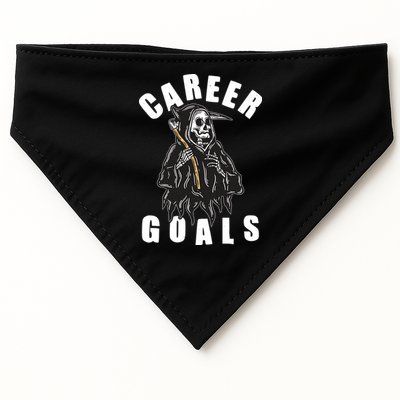 Funny Halloween Career Goals Grim Reaper USA-Made Doggie Bandana