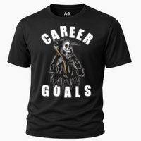 Funny Halloween Career Goals Grim Reaper Cooling Performance Crew T-Shirt