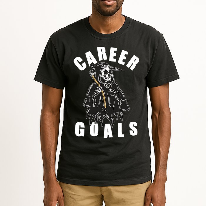 Funny Halloween Career Goals Grim Reaper Tall T-Shirt