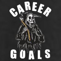 Funny Halloween Career Goals Grim Reaper Adult Drive Performance Visor