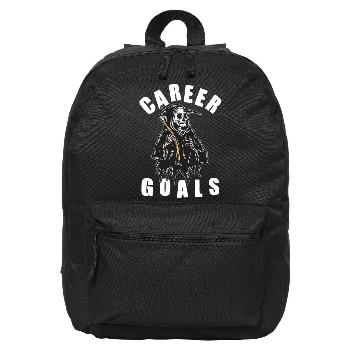 Funny Halloween Career Goals Grim Reaper 16 in Basic Backpack