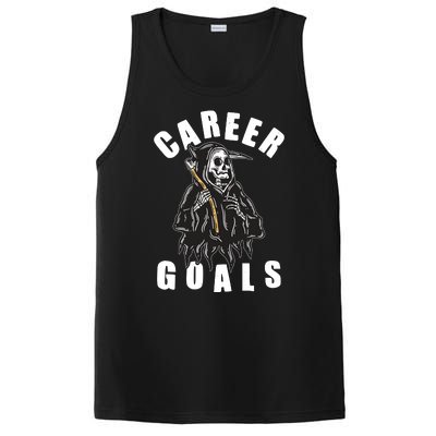 Funny Halloween Career Goals Grim Reaper PosiCharge Competitor Tank