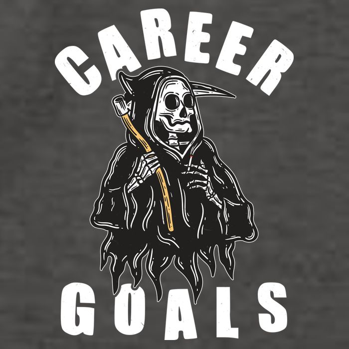Funny Halloween Career Goals Grim Reaper Vector Backpack