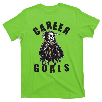 Funny Halloween Career Goals Grim Reaper T-Shirt