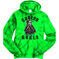 Funny Halloween Career Goals Grim Reaper Tie Dye Hoodie