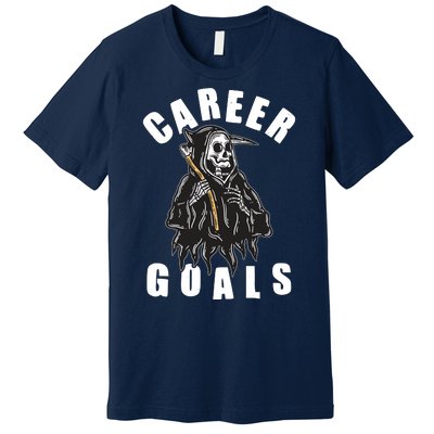 Funny Halloween Career Goals Grim Reaper Premium T-Shirt