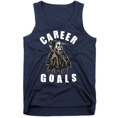 Funny Halloween Career Goals Grim Reaper Tank Top