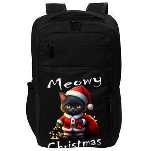 Festival Holiday Cute Kitten Meowy Christmas Great Gift Impact Tech Backpack